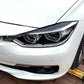 Gloss Black Headlight Trims for BMW F30 F31 3 Series 12-19-Carbon Factory