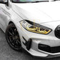 Gloss Black Headlight Trims for BMW F40 1 Series 19-24-Carbon Factory