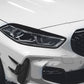 Gloss Black Headlight Trims for BMW F40 1 Series 19-24-Carbon Factory