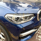 Gloss Black Headlight Trims for BMW G01 X3 G02 X4 18-24-Carbon Factory