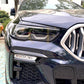 Gloss Black Headlight Trims for BMW G05 X5 G06 X6 19-25-Carbon Factory