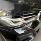 Gloss Black Headlight Trims for BMW G30 G31 LCI 5 Series 21-23-Carbon Factory