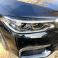 Gloss Black Headlight Trims for BMW G30 G31 Pre-LCI 5 Series 17-20-Carbon Factory