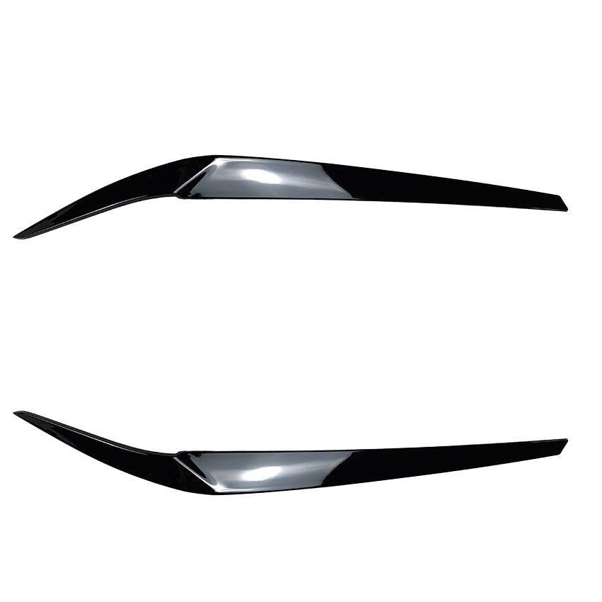 Gloss Black Headlight Trims for BMW G30 G31 Pre-LCI 5 Series 17-20-Carbon Factory