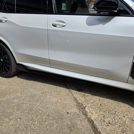 Gloss Black Kit 1 Side Skirts for BMW G05 LCI X5 23-Present-Carbon Factory