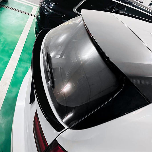 Gloss Black Mid Spoiler for BMW F15 X5 14-18-Carbon Factory