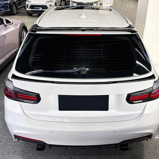 Gloss Black Mid Spoiler for BMW F31 3 Series 12-19-Carbon Factory