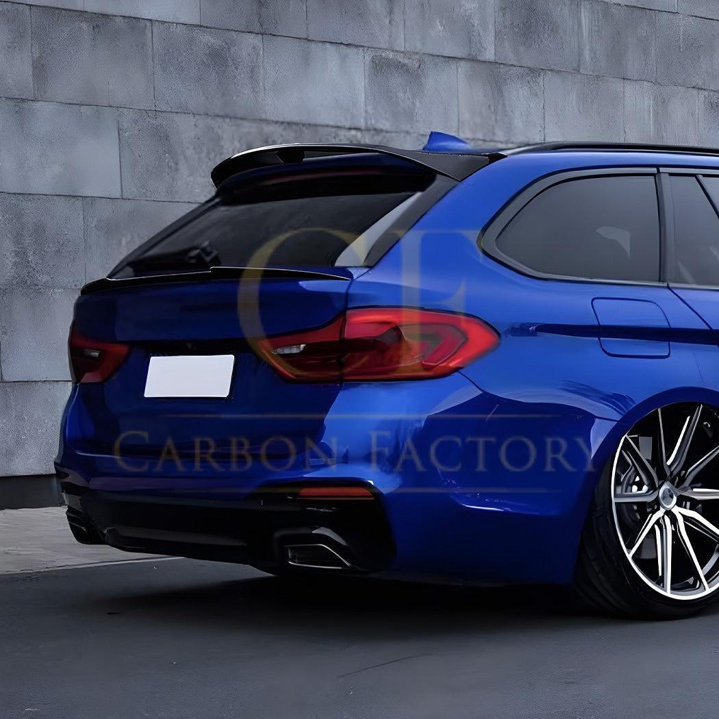 Gloss Black Mid Spoiler for BMW G31 5 Series Estate 17-24-Carbon Factory