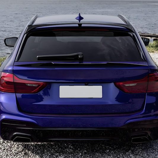 Gloss Black Mid Spoiler for BMW G31 5 Series Estate 17-24-Carbon Factory