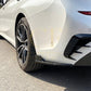 Gloss Black Rear Bumper Spats for BMW 3 Series G20 G21 Pre-LCI 19-22-Carbon Factory