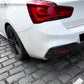 Gloss Black Rear Bumper Spats for BMW F20 F21 1 Series LCI M Sport 15-19-Carbon Factory