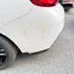 Gloss Black Rear Bumper Spats for BMW F22 F23 2 Series 14-20-Carbon Factory