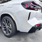 Gloss Black Rear Bumper Spats for BMW G01 X3 LCI 22-24-Carbon Factory