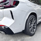 Gloss Black Rear Bumper Spats for BMW G01 X3 LCI 22-24-Carbon Factory