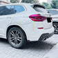 Gloss Black Rear Bumper Spats for BMW G01 X3 Pre-LCI 18-21-Carbon Factory