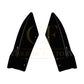 Gloss Black Rear Bumper Spats for BMW G01 X3 Pre-LCI 18-21-Carbon Factory