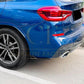 Gloss Black Rear Bumper Spats for BMW G01 X3 Pre-LCI 18-21-Carbon Factory