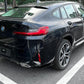 Gloss Black Rear Bumper Spats for BMW G02 X4 LCI 22-24-Carbon Factory