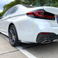 Gloss Black Rear Bumper Spats for BMW G30 G31 5 Series M Sport 17-24-Carbon Factory