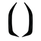 Gloss Black Rear Bumper Trims 1 for BMW F40 1 Series 19-24-Carbon Factory