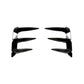 Gloss Black Rear Bumper Trims 2 for BMW G01 X3 LCI 22-24-Carbon Factory