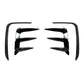 Gloss Black Rear Bumper Trims 2 for BMW G01 X3 LCI 22-24-Carbon Factory