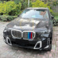 Gloss Black Rear Bumper Trims for BMW G05 X5 LCI 22-25-Carbon Factory
