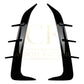 Gloss Black Rear Bumper Trims for BMW G06 X6 Pre-LCI 19-22-Carbon Factory