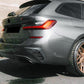Gloss Black Rear Bumper Trims for BMW G21 3 Series 19-Present-Carbon Factory