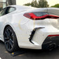 Gloss Black Rear Bumper Trims for BMW G22 G23 4 Series 20-Present-Carbon Factory