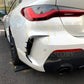 Gloss Black Rear Bumper Trims for BMW G22 G23 4 Series 20-Present-Carbon Factory