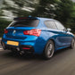 Gloss Black Rear Diffuser Dual Exhaust for BMW F20 1 Series LCI 15-20-Carbon Factory