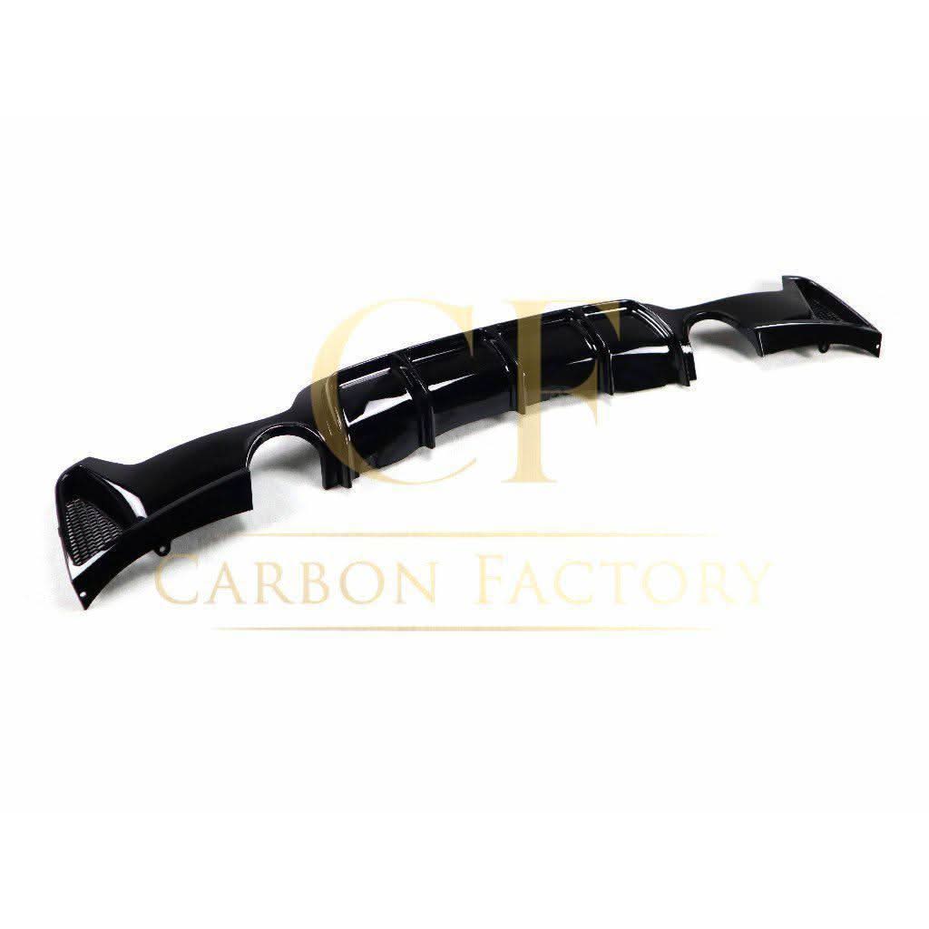 Gloss Black Rear Diffuser Dual Exhaust for BMW F32 F33 F36 4 Series 14-20 - Carbon Factory