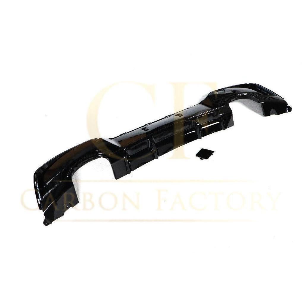 Gloss Black Rear Diffuser Quad Exhaust for BMW F20 1 Series Pre-LCI 12-14-Carbon Factory