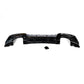 Gloss Black Rear Diffuser Quad Exhaust for BMW F20 1 Series Pre-LCI 12-14-Carbon Factory
