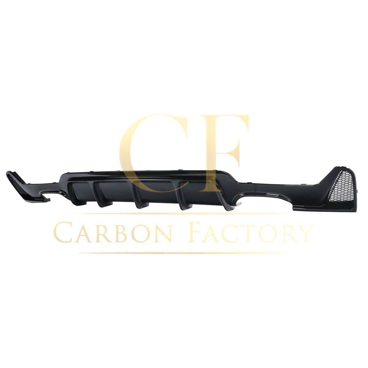 Gloss Black Rear Diffuser Quad Exhaust for BMW F32 F33 F36 4 Series 14-20 - Carbon Factory