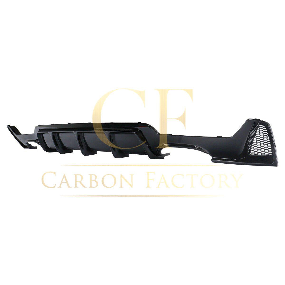 Gloss Black Rear Diffuser Quad Exhaust for BMW F32 F33 F36 4 Series 14-20-Carbon Factory