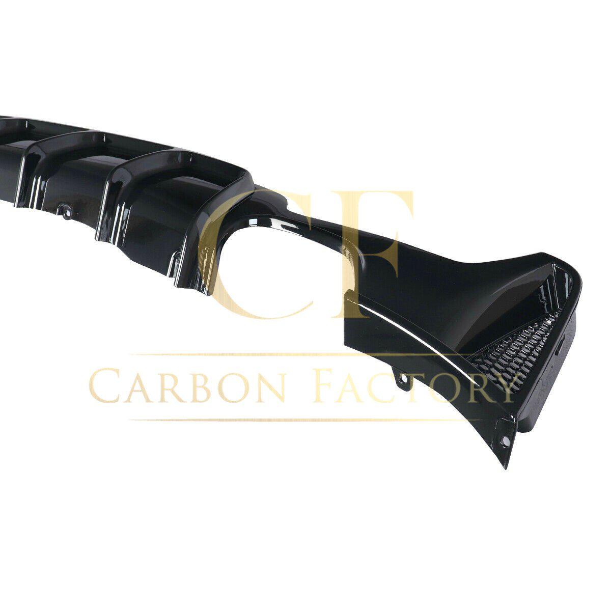 Gloss Black Rear Diffuser Quad Exhaust for BMW F32 F33 F36 4 Series 14-20-Carbon Factory