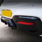 Gloss Black Rear Diffuser Twin Exhaust for BMW F20 1 Series LCI 15-19-Carbon Factory