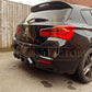 Gloss Black Rear Diffuser Twin Exhaust for BMW F20 1 Series LCI 15-19-Carbon Factory