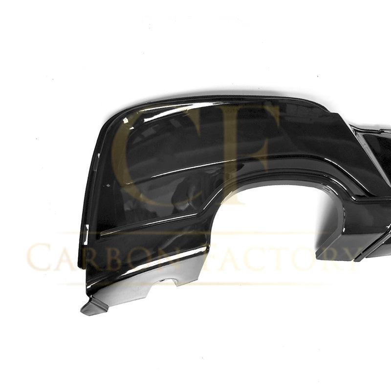 Gloss Black Rear Diffuser Twin Exhaust for BMW F20 1 Series Pre-LCI 12-14-Carbon Factory