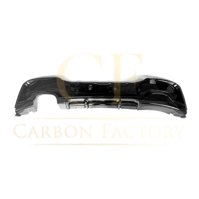 Gloss Black Rear Diffuser Twin Exhaust for BMW F20 1 Series Pre-LCI 12-14-Carbon Factory