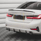 Gloss Black Rear Diffuser add on for BMW 3 Series G20 G21 Pre-LCI Standard model 19-22-Carbon Factory