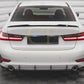 Gloss Black Rear Diffuser add on for BMW 3 Series G20 G21 Pre-LCI Standard model 19-22-Carbon Factory