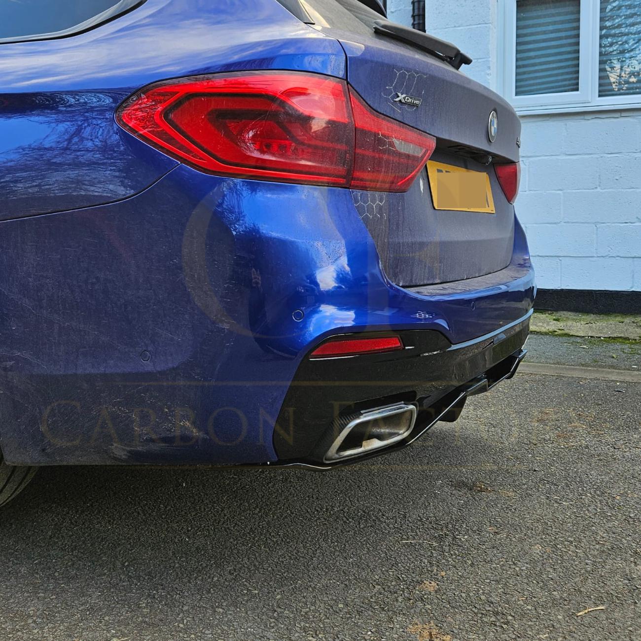Gloss Black Rear Diffuser for BMW G30 G31 5 Series M Sport 540 550 17-24-Carbon Factory