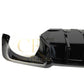 Gloss Black Rear Diffuser with LED Light for BMW F10 M5 10-17-Carbon Factory