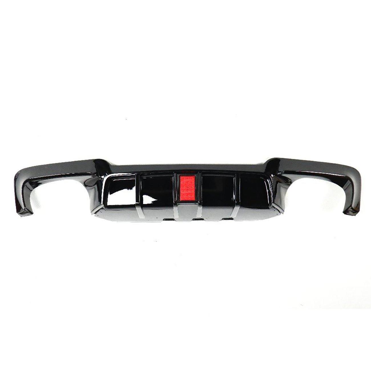 Gloss Black Rear Diffuser with LED Light for BMW F10 M5 10-17-Carbon Factory