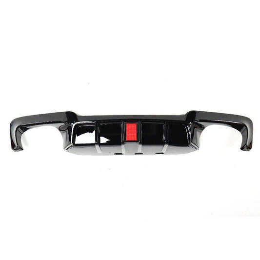 Gloss Black Rear Diffuser with LED Light for BMW F10 M5 10-17-Carbon Factory