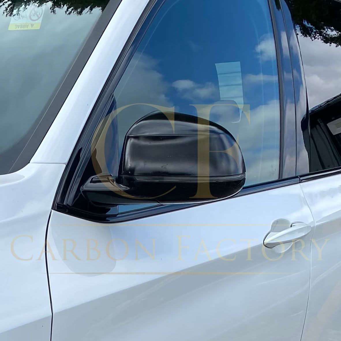 Gloss Black Replacement Mirror Covers for BMW F25 X3 F26 X4 F15 X5 F16 X6 14-18 - Carbon Factory