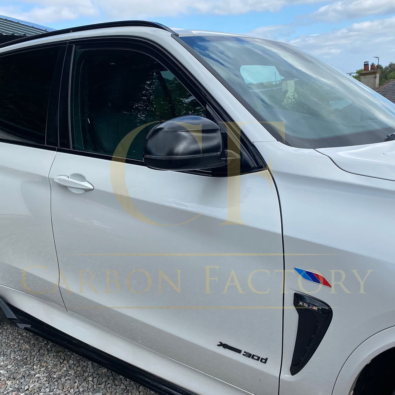 Gloss Black Replacement Mirror Covers for BMW F25 X3 F26 X4 F15 X5 F16 X6 14-18 - Carbon Factory